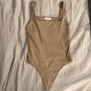 Aritzia Tan Bodysuit